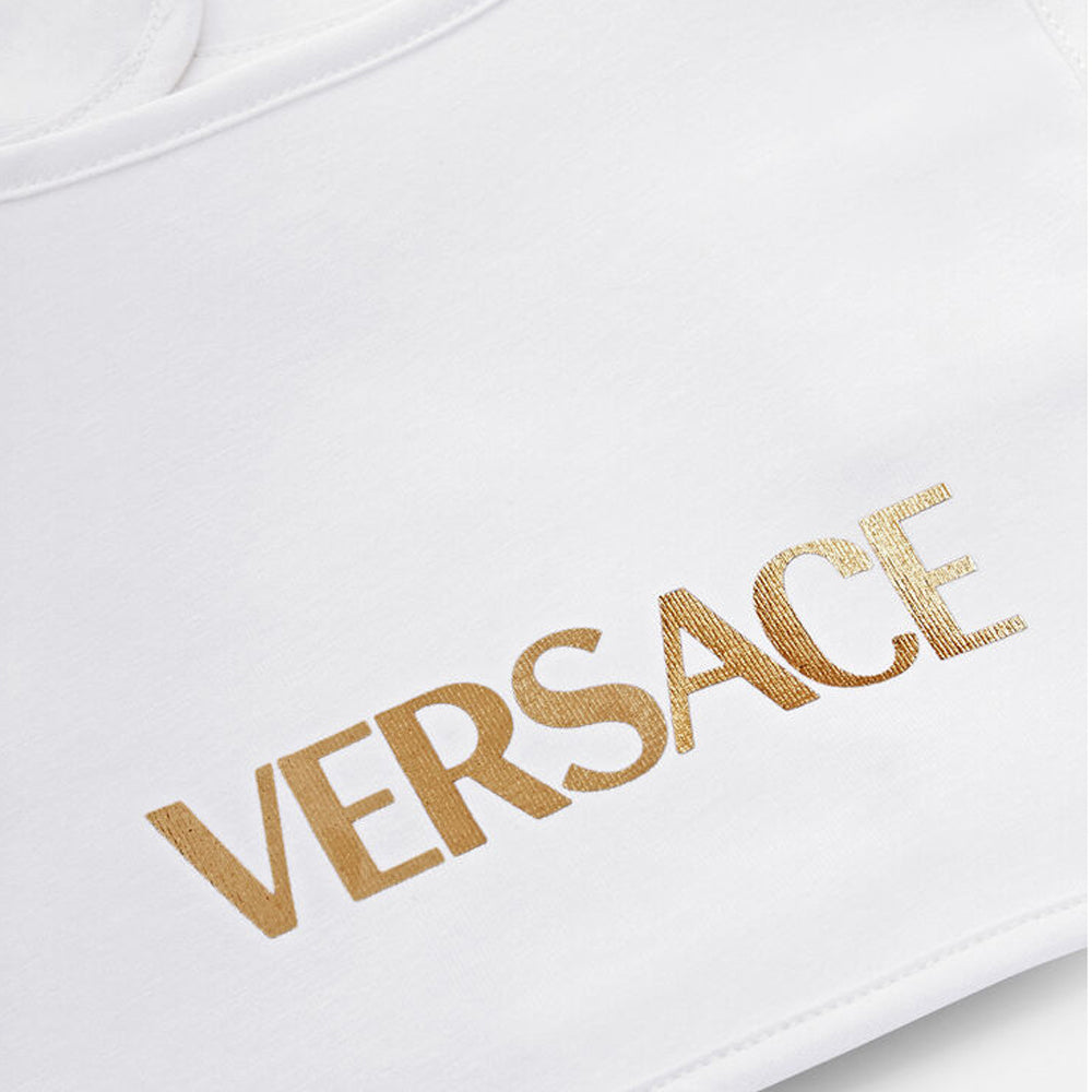 Versace - Unisex Baby Bib One Size White