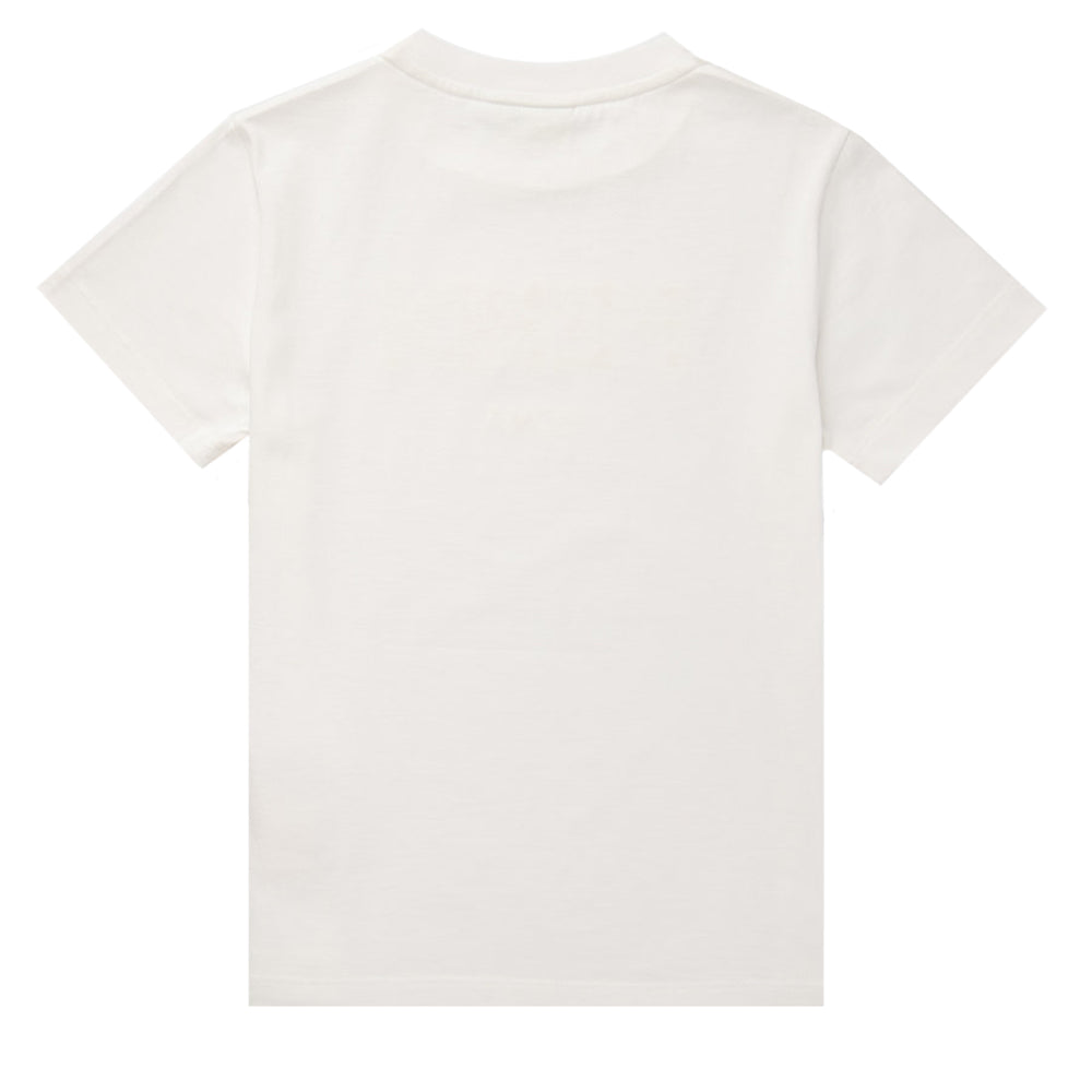 Fendi Boys Knitted Logo T Shirt White 8 Years