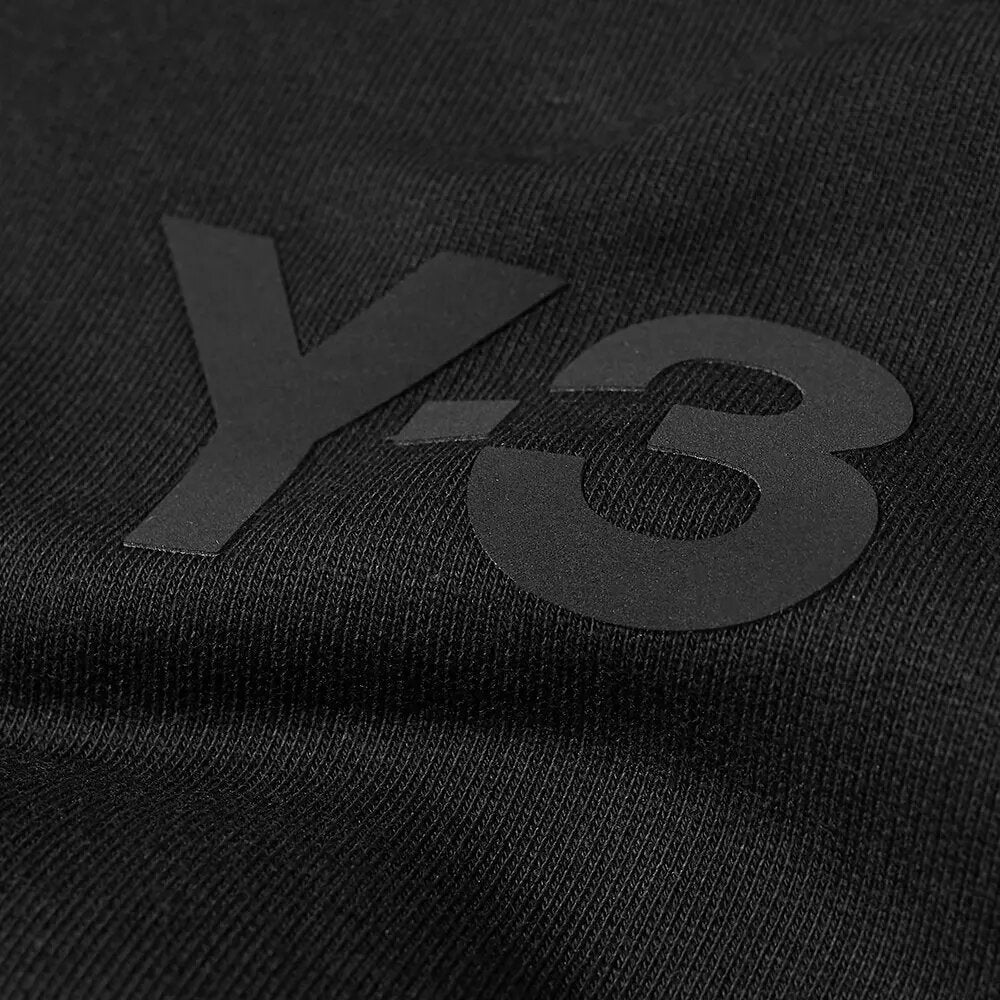Y-3 Mens Oversized Chest Logo Sweater Black S