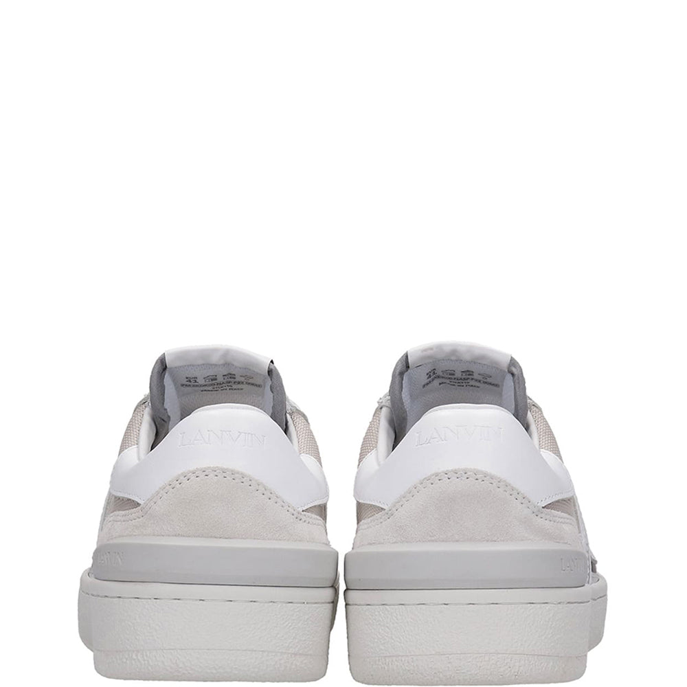 Lanvin - Mens Clay Low Top Sneakers White UK 6
