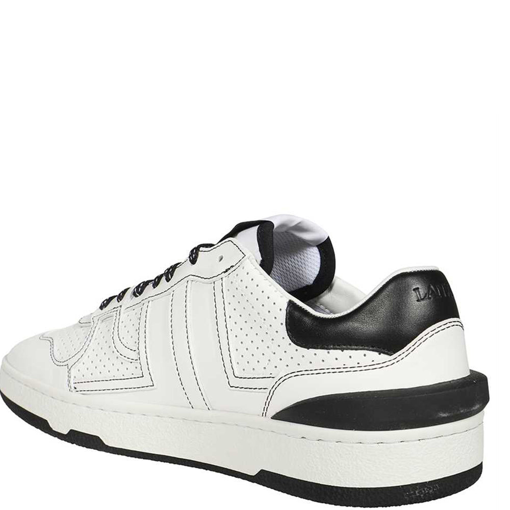 Lanvin Mens Clay Low Top Sneakers White UK 8