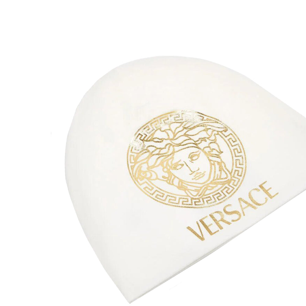 Versace - Unisex Baby Medusa Hat White One Size