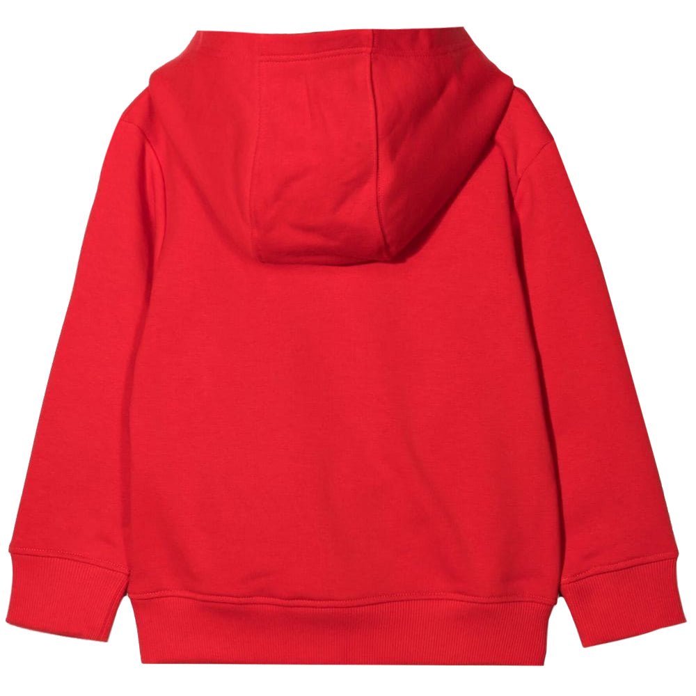 Givenchy Boys Logo Embossed Hoodie Red 6Y