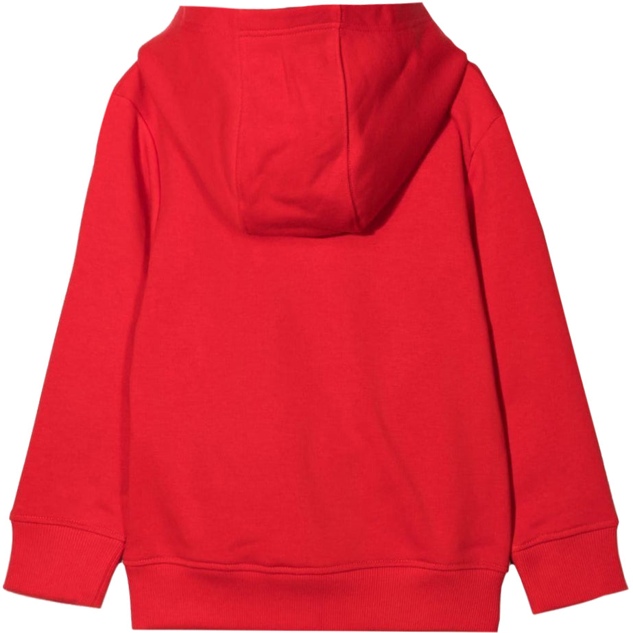 Givenchy Boys Split Logo Print Hoodie Red 8Y