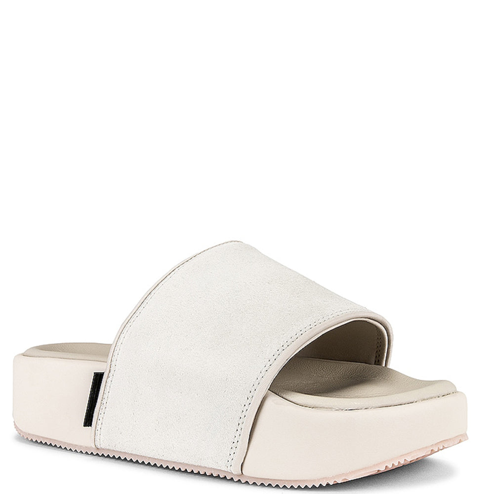 Y-3 Mens Suede Slides Cream UK 7