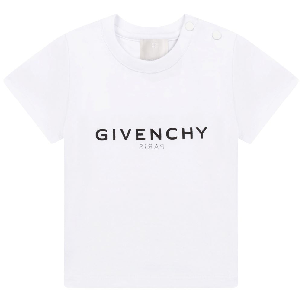 Givenchy Baby Unisex Classic Logo T Shirt White 12M
