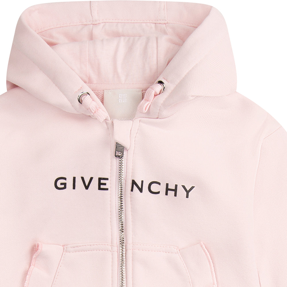 Givenchy Baby Girls Logo Hoodie Pink 18M