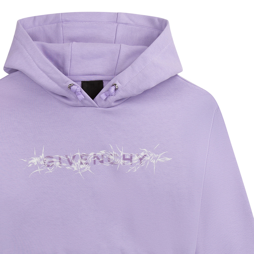 Givenchy Girls Logo Hoodie Purple 8Y