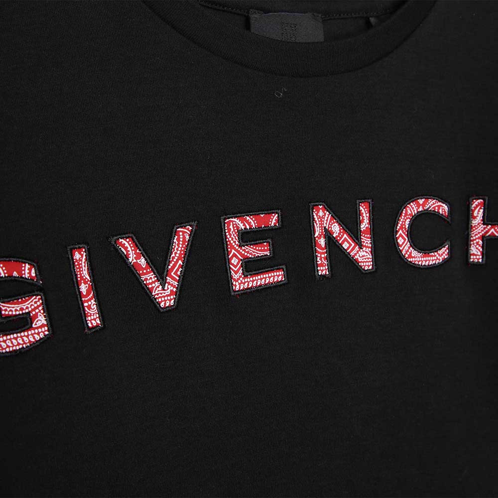 Givenchy Kids Unisex Bandana Print Sweater Black 12Y