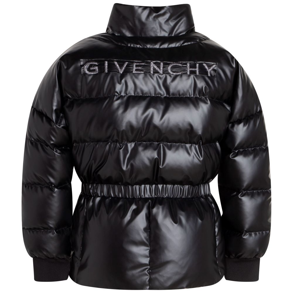 Givenchy Girls Puffer Jacket Black — Maison Threads