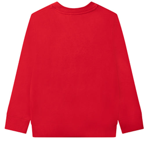 Givenchy - Boys Red Logo Print Sweater 6Y
