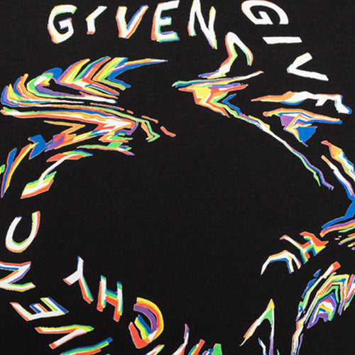 Givenchy - Boys Graphic Print T-shirt 14Y Black