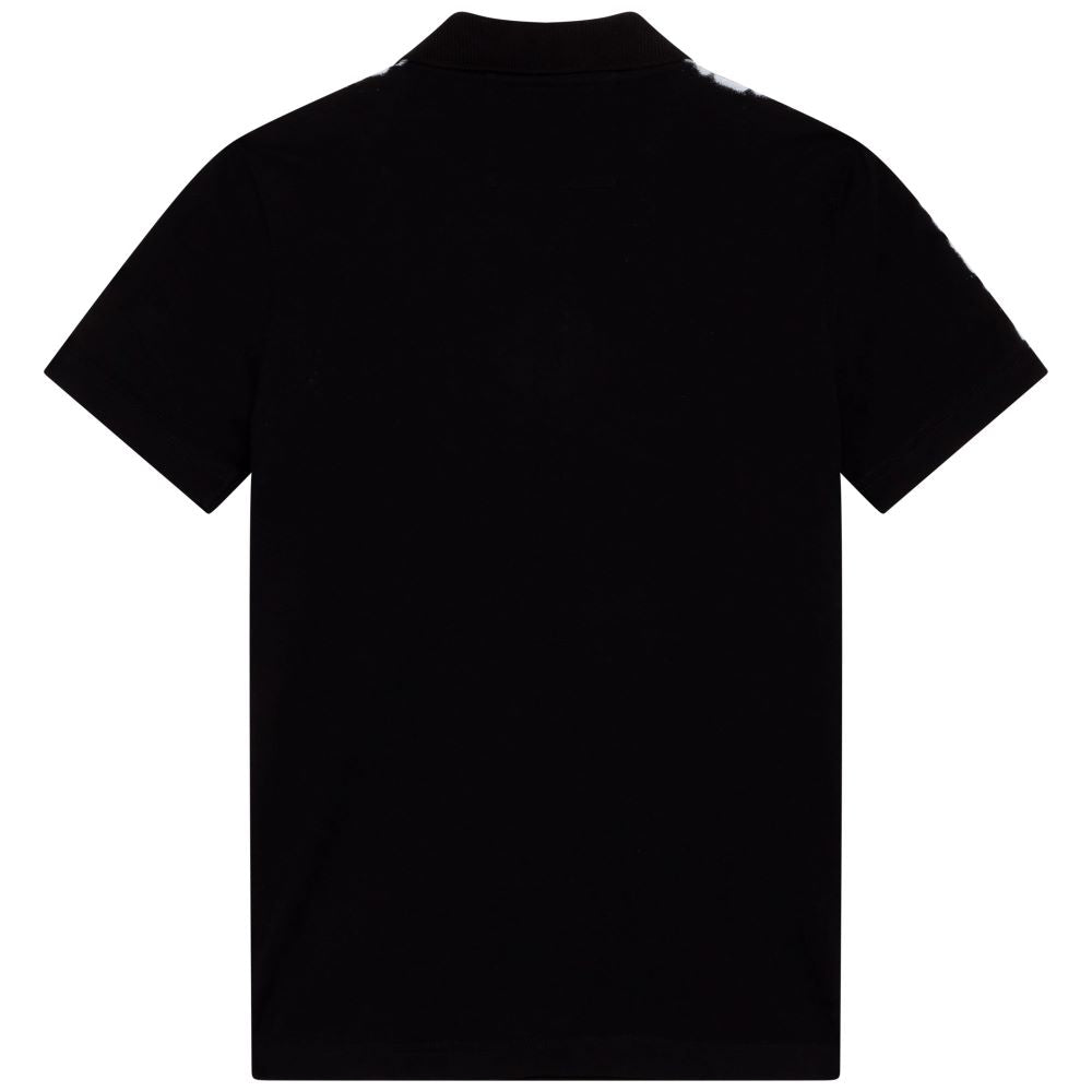 Givenchy Boys 4G Chain Polo Shirt Black 8Y