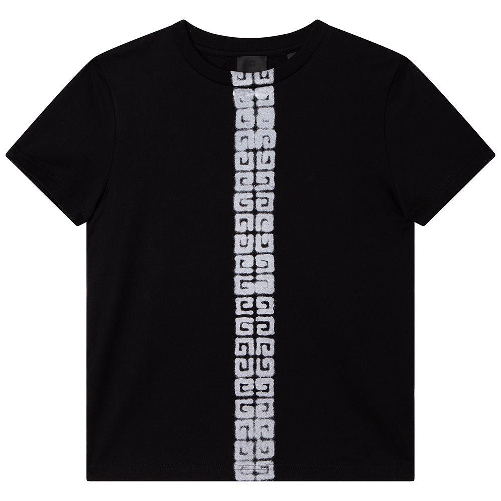 Givenchy Boys 4g Logo T-shirt Black 4Y