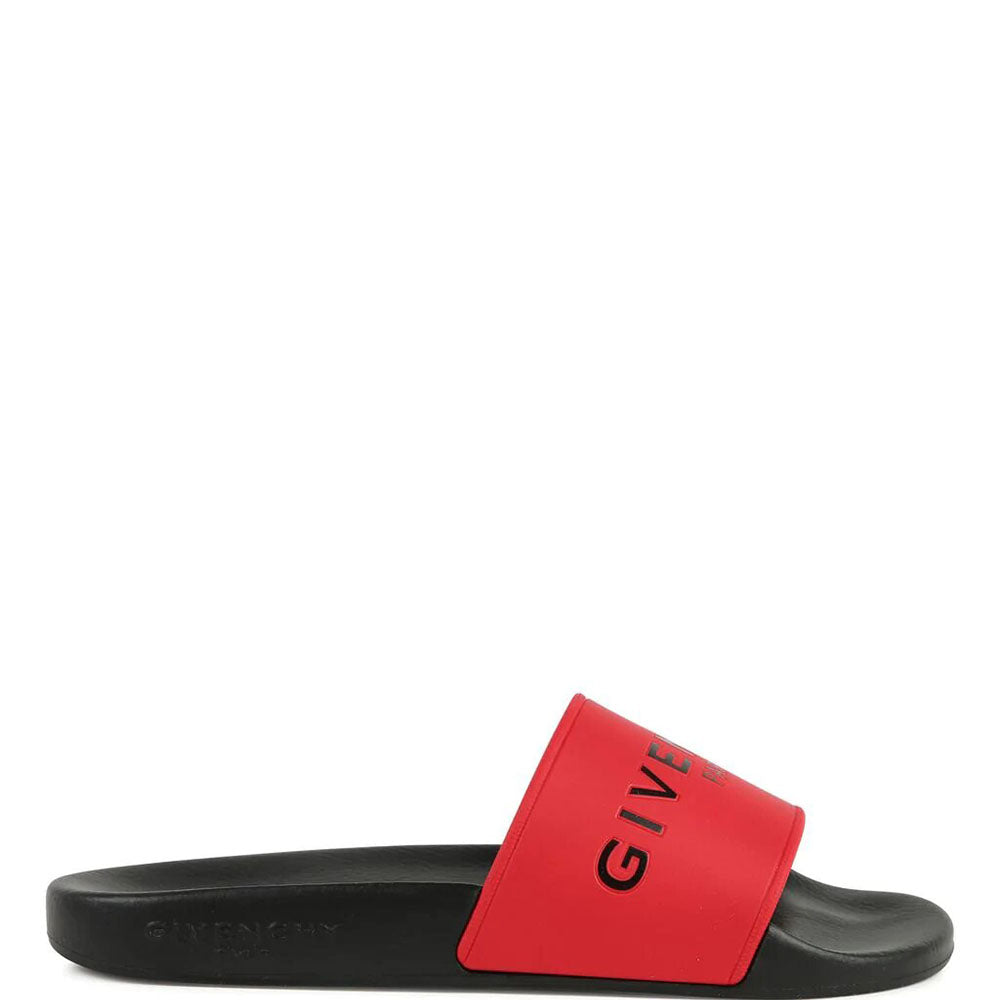 Givenchy Kids Unisex Sliders Red Eu31