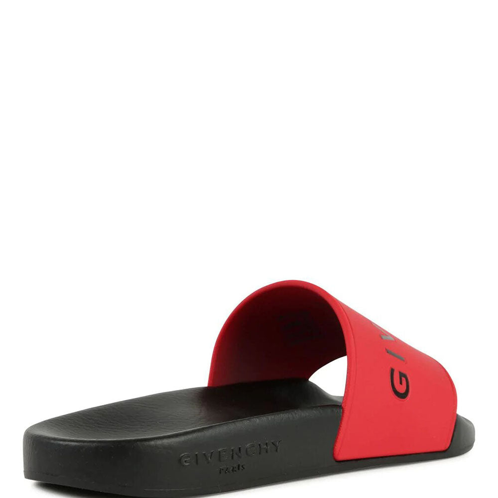 Givenchy Kids Unisex Sliders Red Eu31