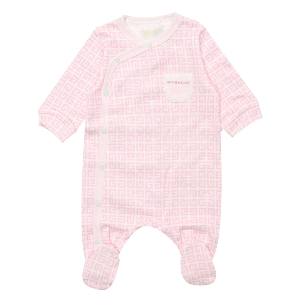 Givenchy Baby Girls Babygrow Pink 1M