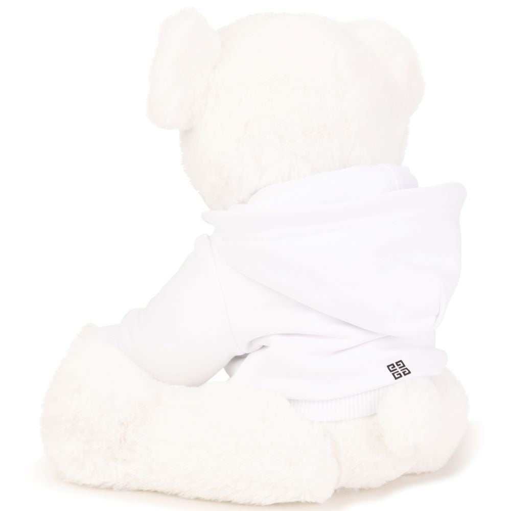 Givenchy Kids 4G Logo Hooded Teddy Bear White ONE Size