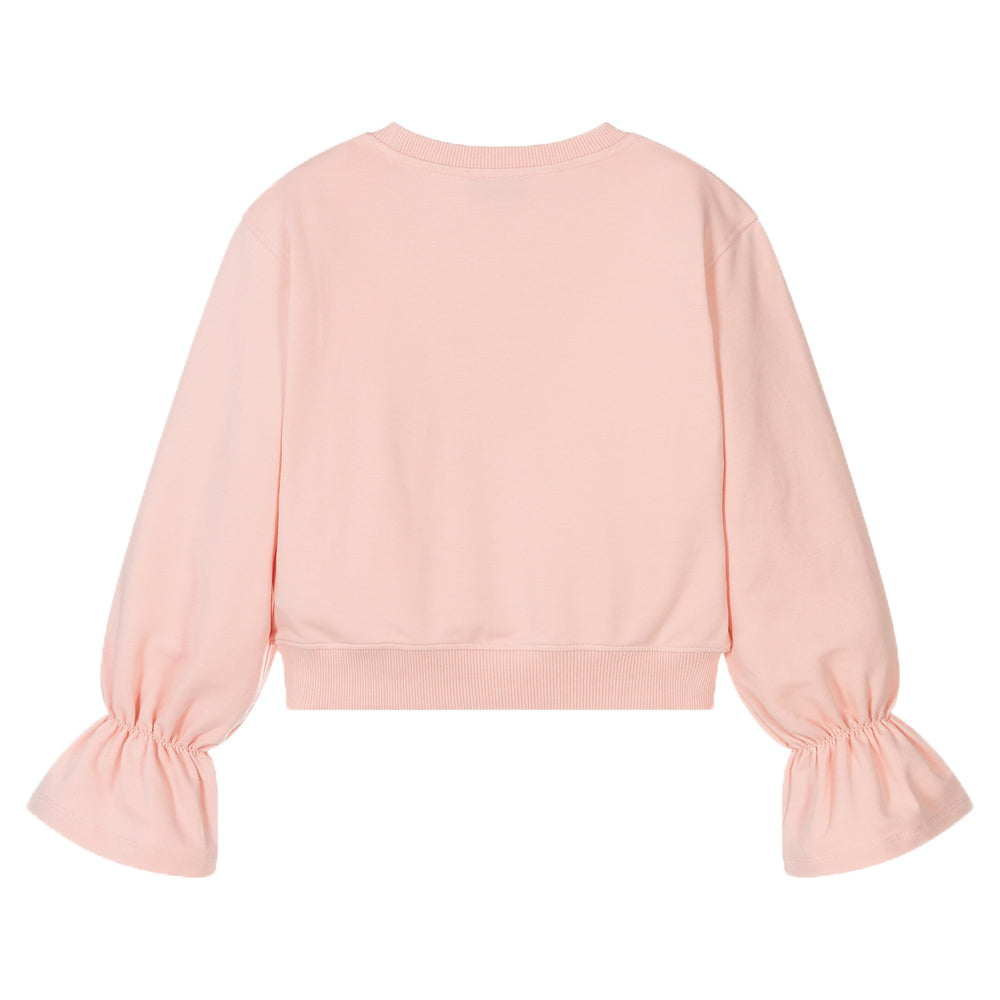 Moschino Girls Bear Sweater Pink 4Y