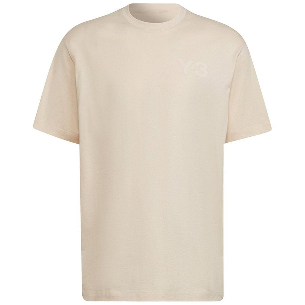 Y-3 Mens Chest Logo T-shirt Beige M