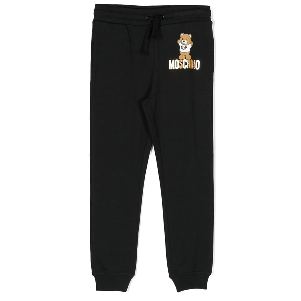 Moschino Boys Teddy Bear Print Joggers Black 14A - 2024