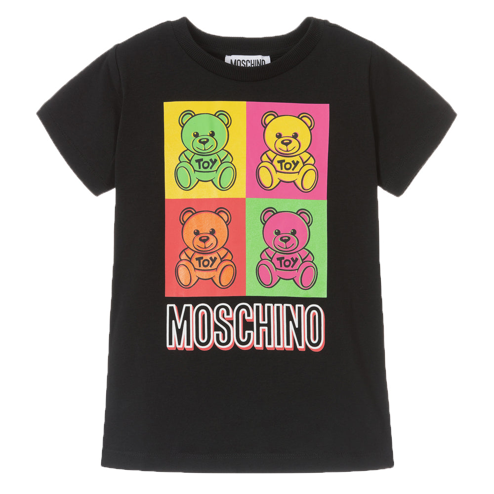 Moschino Boys 3D Effect Bear T-shirt Black - 12Y BLACK - 2023