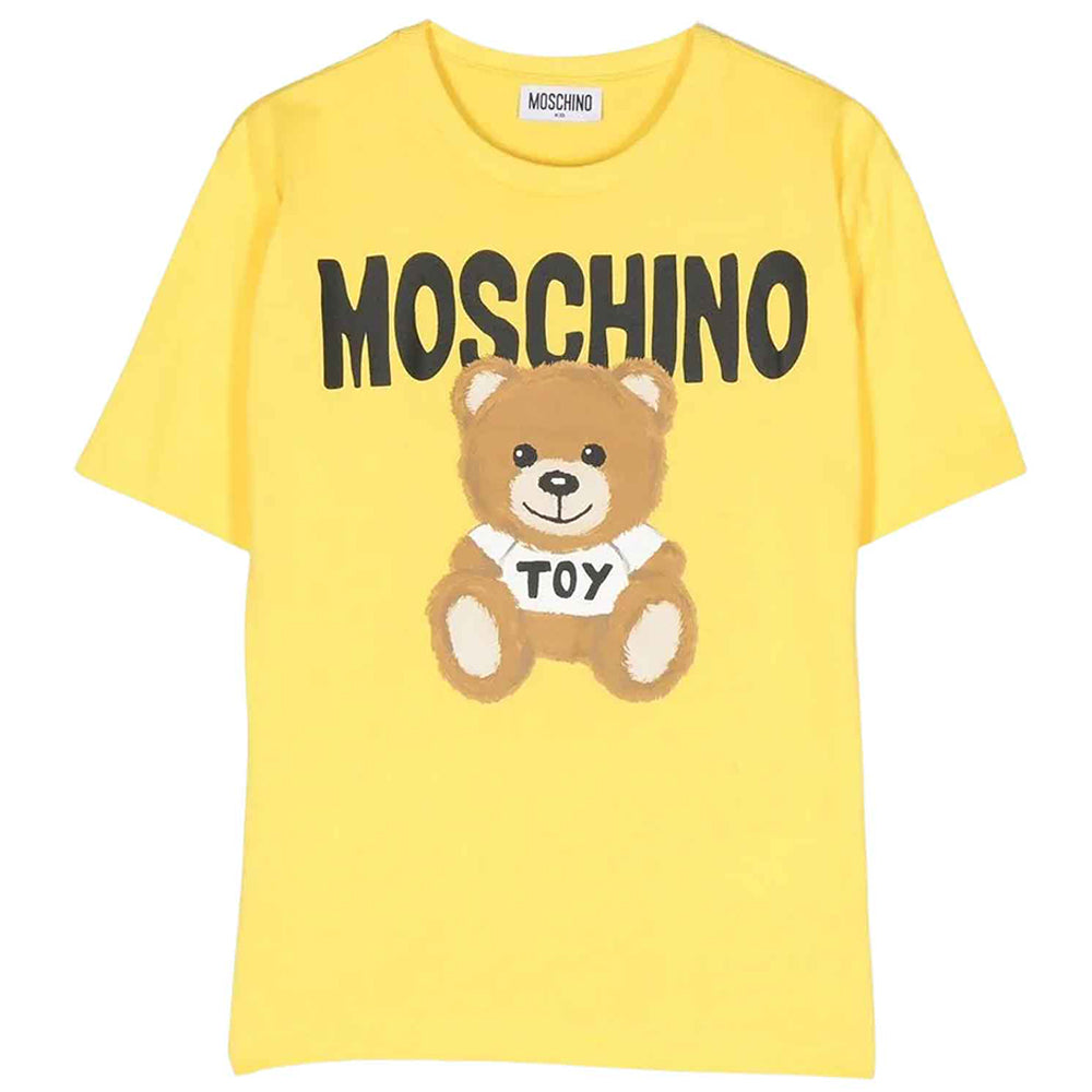 Moschino Boys Maxi T-shirt Yellow 8A Cyber