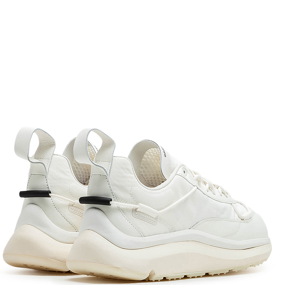 Y-3 Mens Shiku Run Sneakers White UK 8