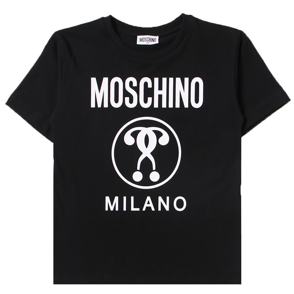 Moschino Kids logo-print cotton T-shirt - White