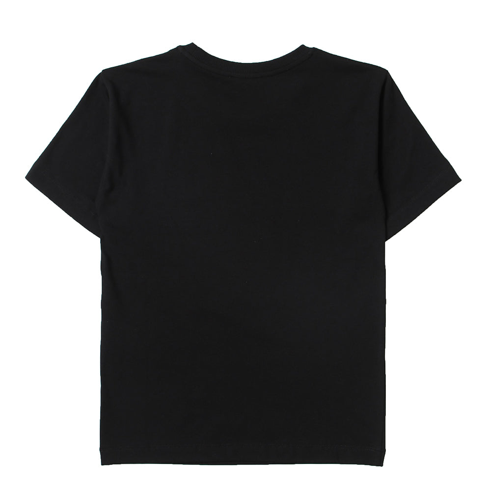 Moschino Unisex Kids Logo T-shirt Black 10Y
