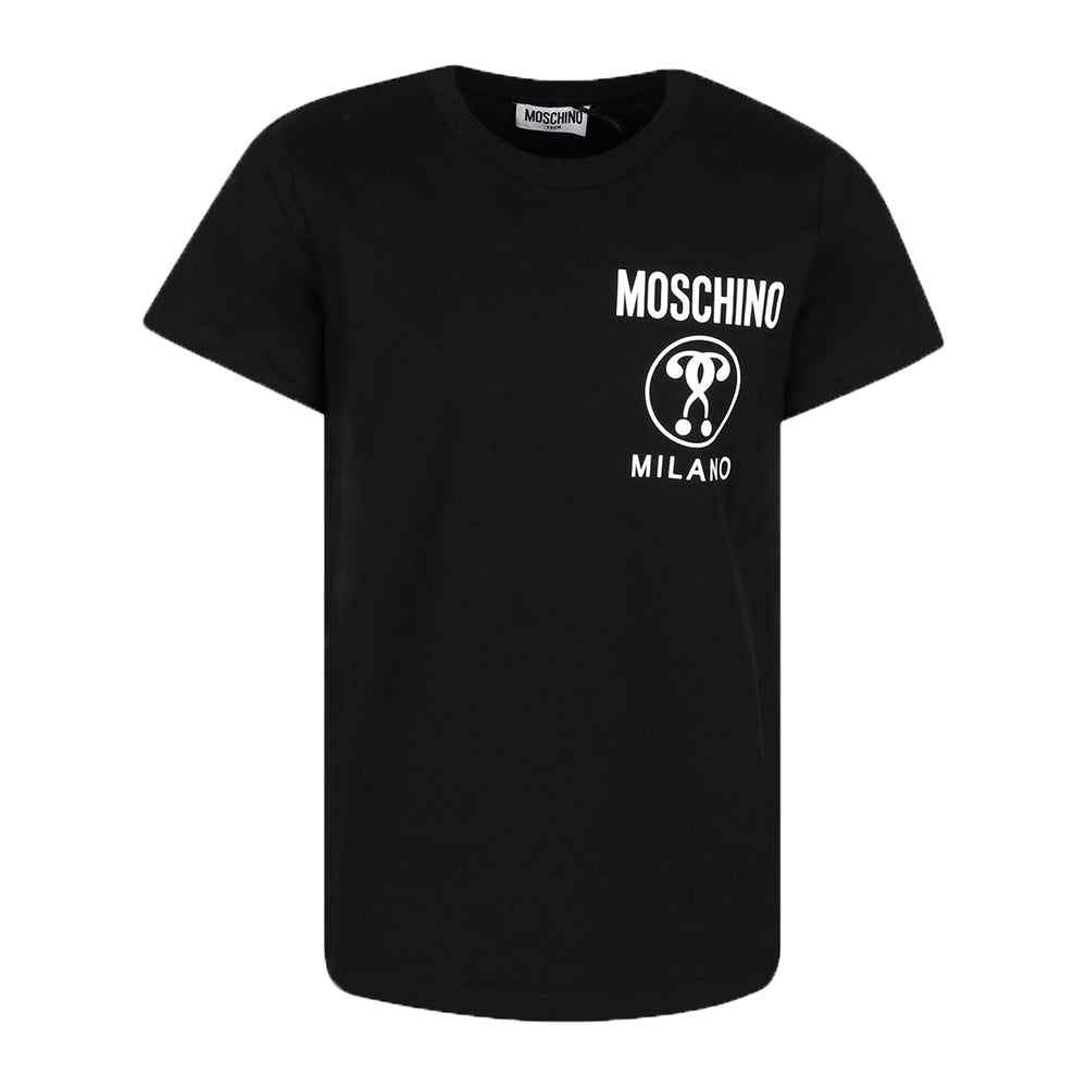 Moschino Boys Logo T-shirt Black 4Y