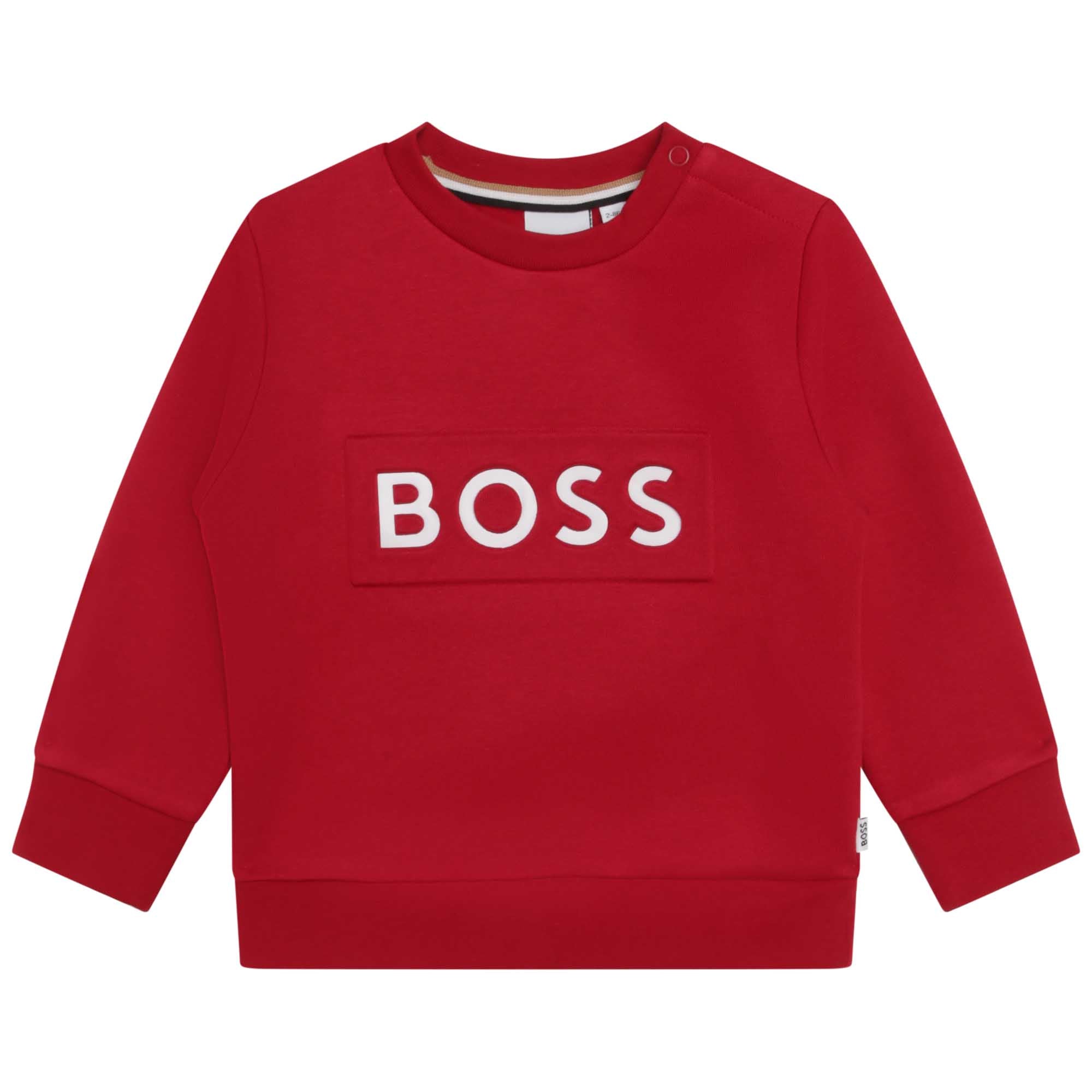 hugo boss baby sweater classic logo red 18m