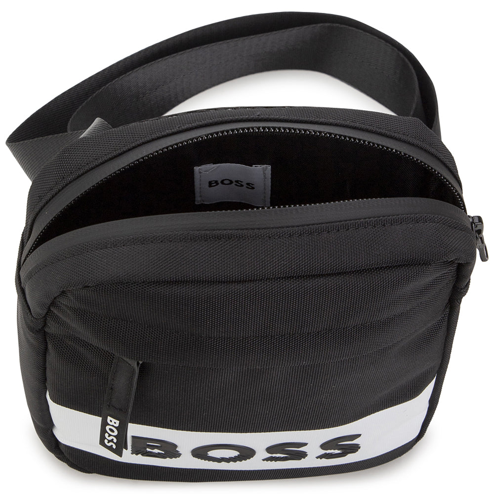 Hugo Boss Boys Messenger Bag Black ONE Size