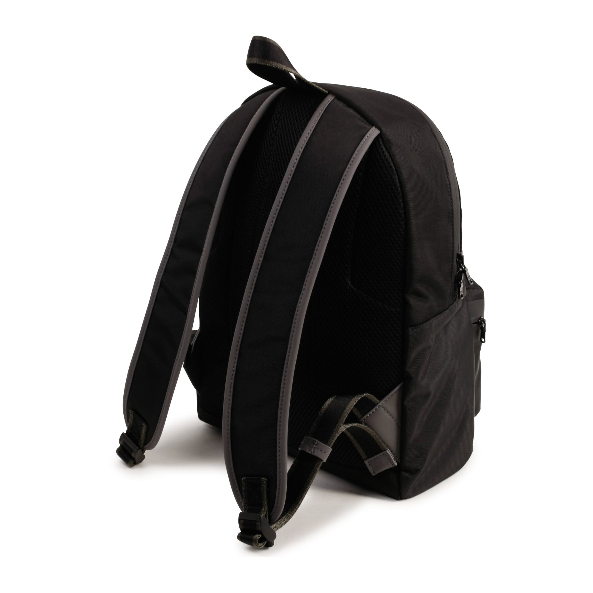 Hugo Boss Boys Black Logo Backpack (37cm) One Size