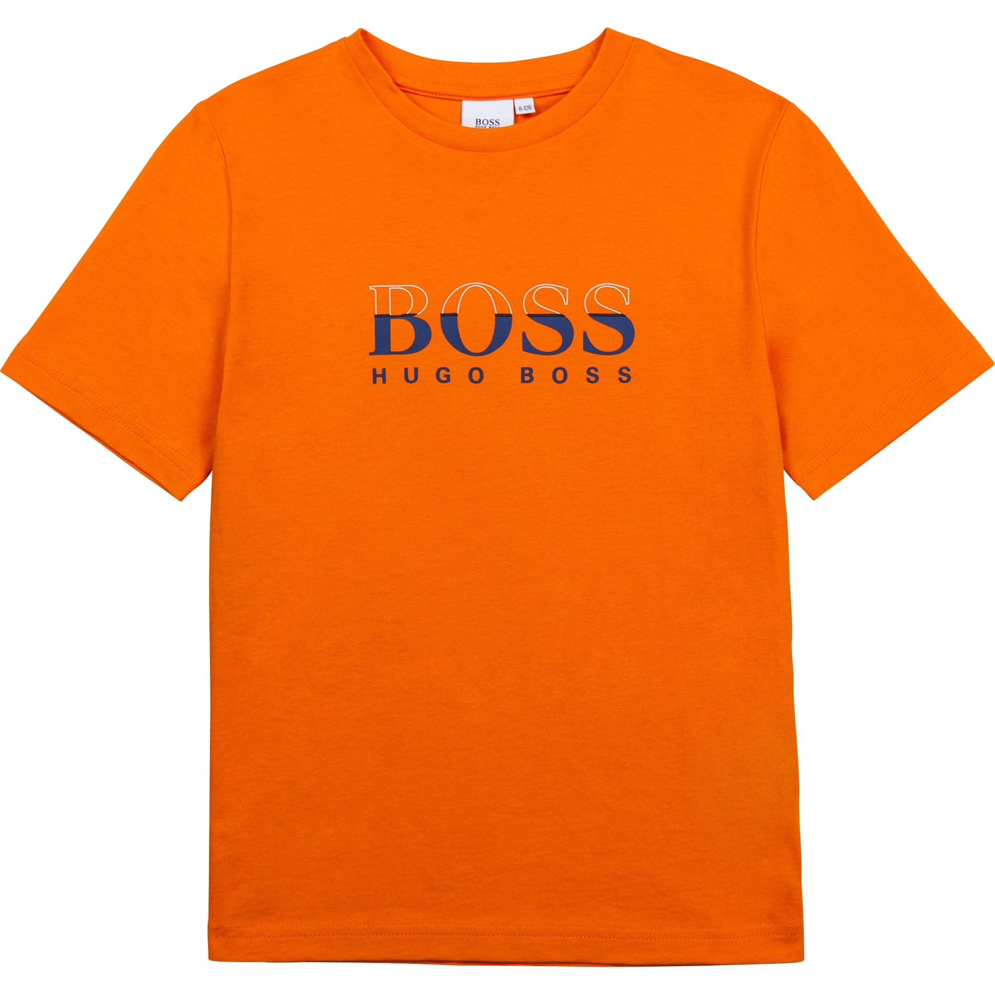 Hugo Boss Boys Orange Logo T-shirt 4Y