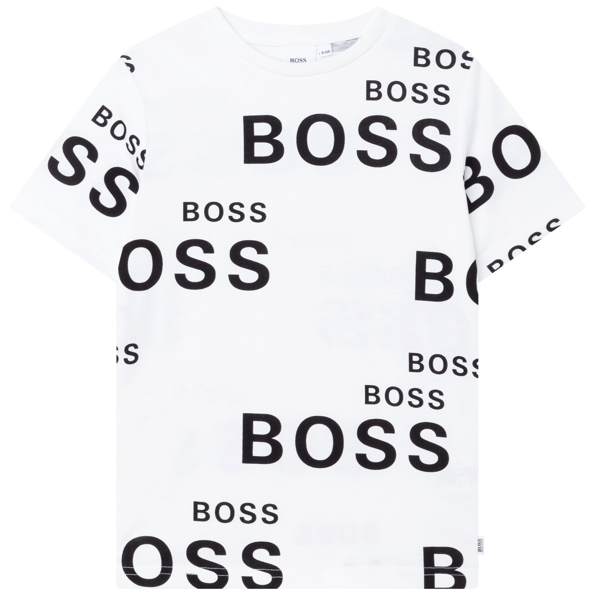 Hugo Boss Boys White Logo T-shirt 6Y