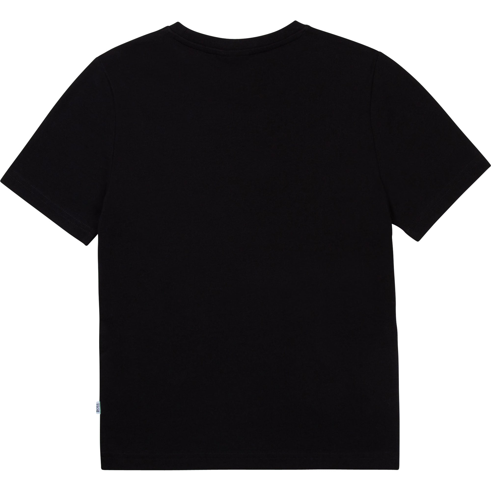 Hugo Boss Boys Black Cotton Logo T-shirt 12Y