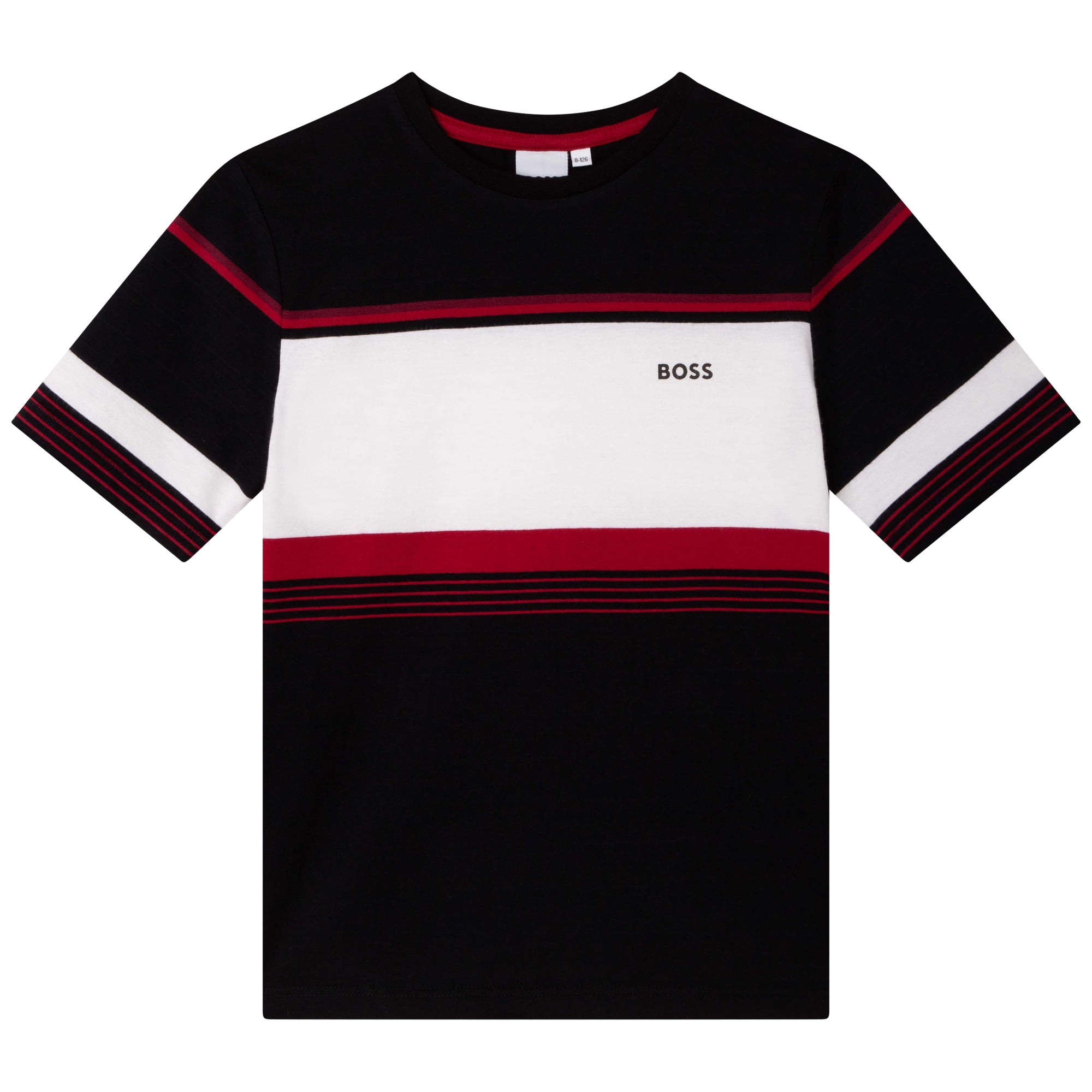 Hugo Boss Boys T Shirt Logo Black 5Y