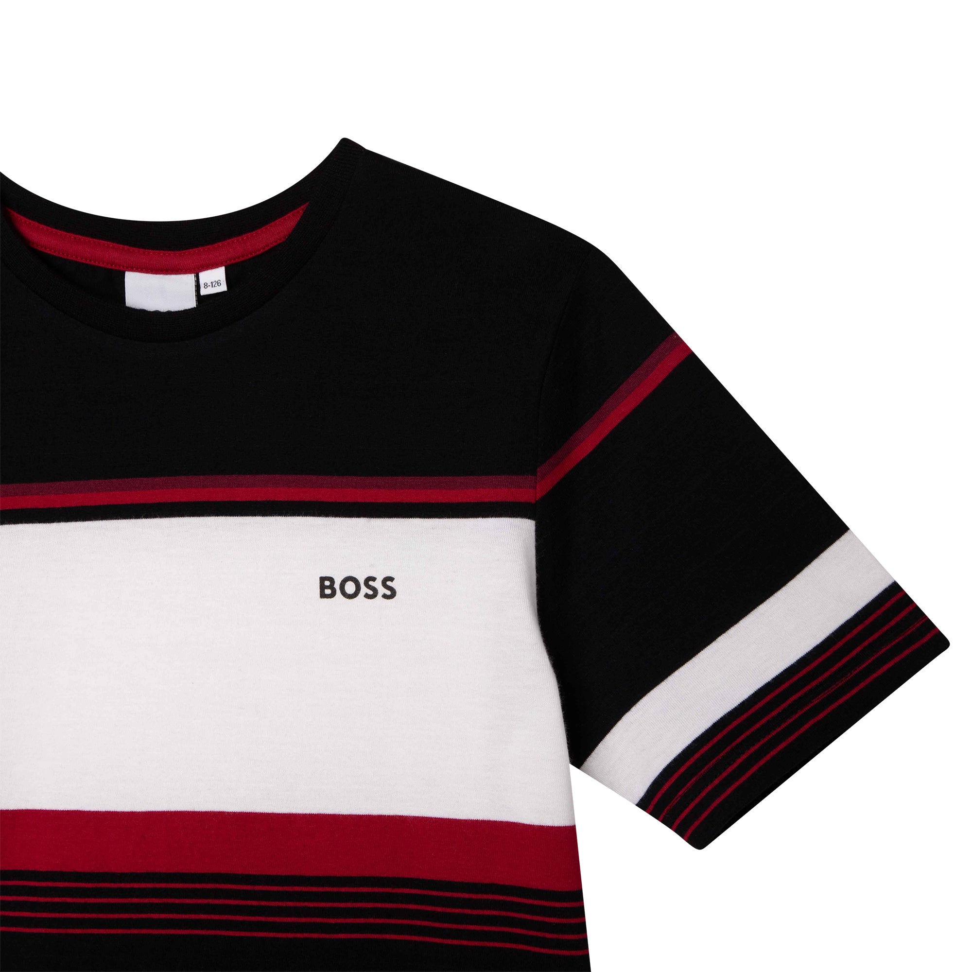 Hugo Boss Boys T Shirt Logo Black 5Y