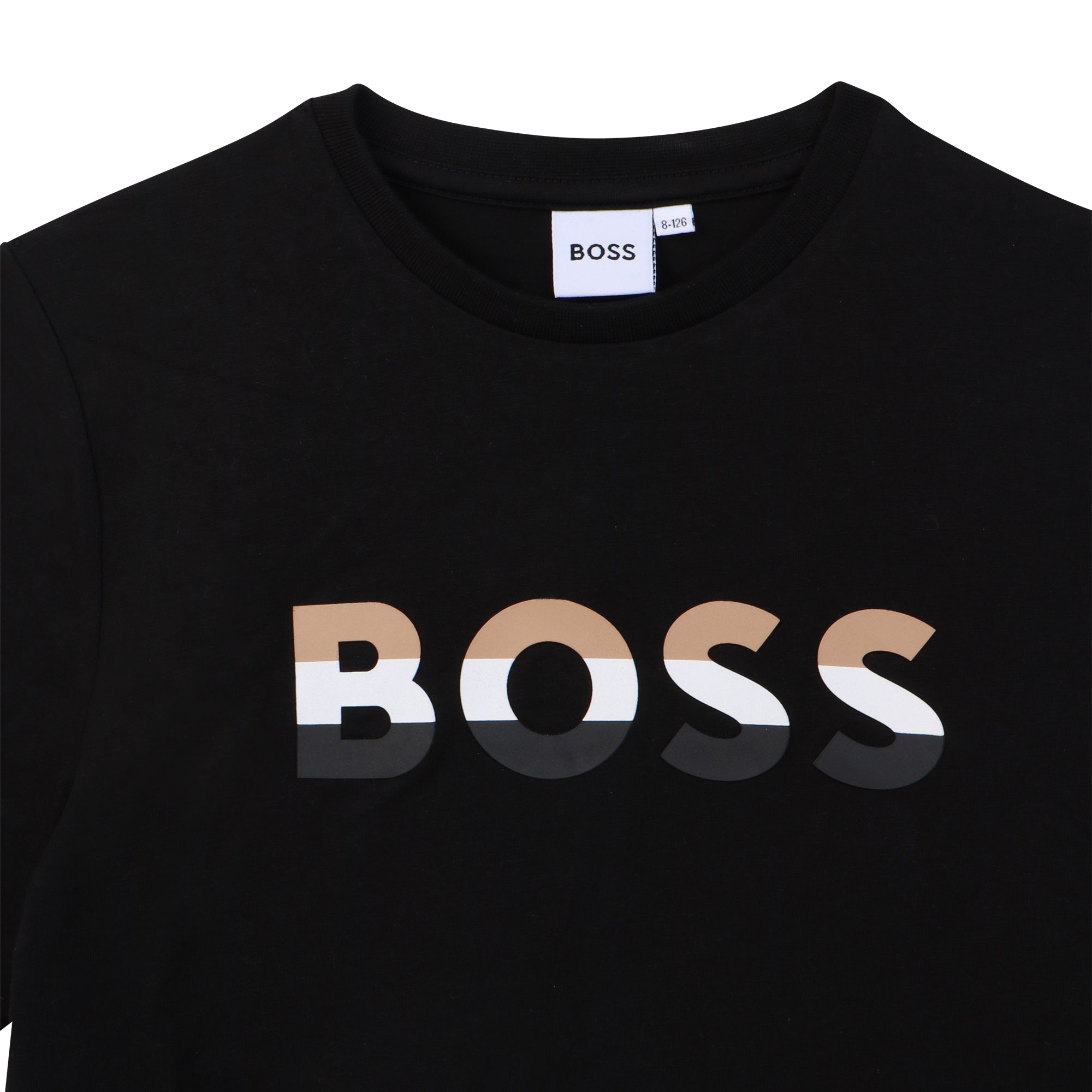 Hugo Boss Boys Logo T-shirt Black 16Y
