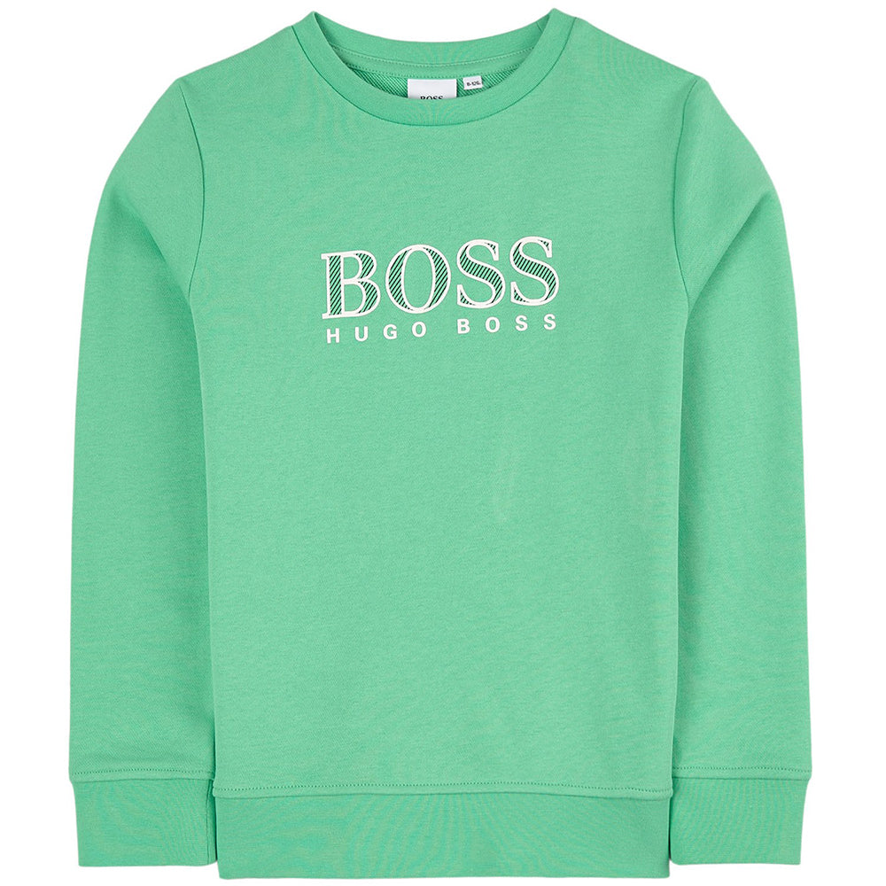 Hugo Boss Boys Logo Green - 6Y Green - 2023 ❤️ CooperativaShop ✓