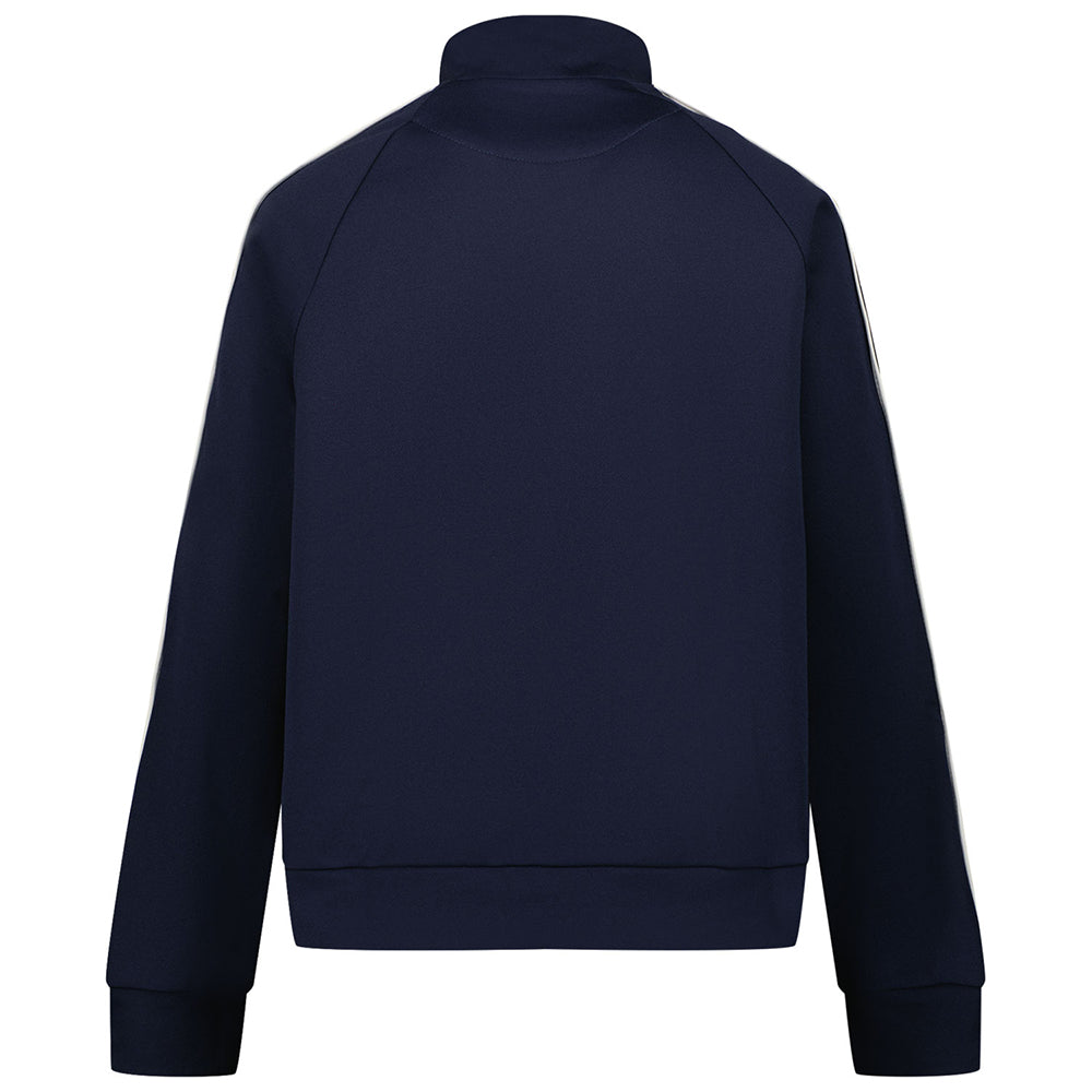 Fendi Boys Embossed Logo Zip Top Navy 10A