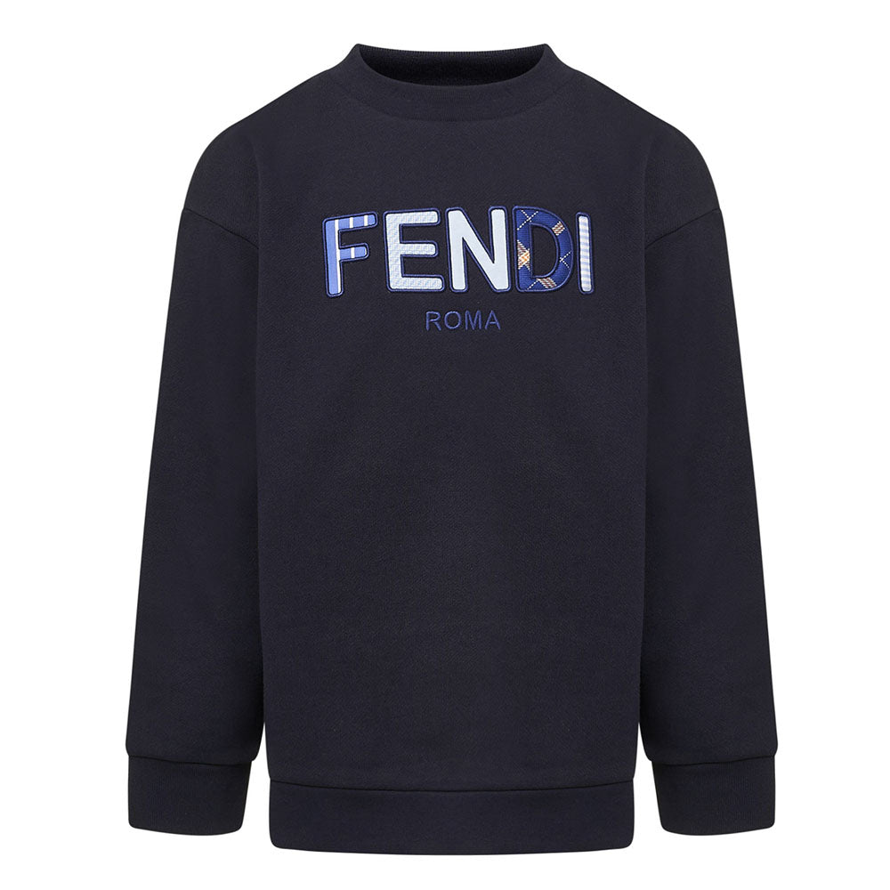 FENDI FENDI KIDS UNISEX LOGO jumper,JUH044 5V0 F1I11 -4