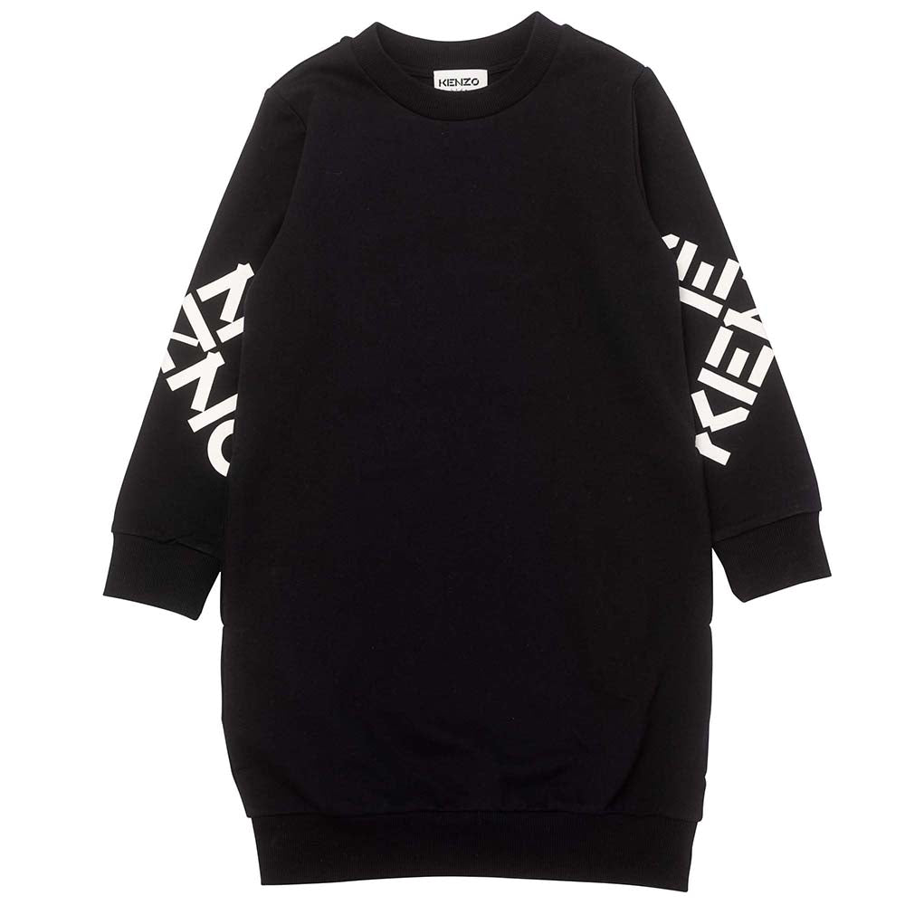 Kenzo Girls Logo Sweatshirt Dress Black - 8Y BLACK