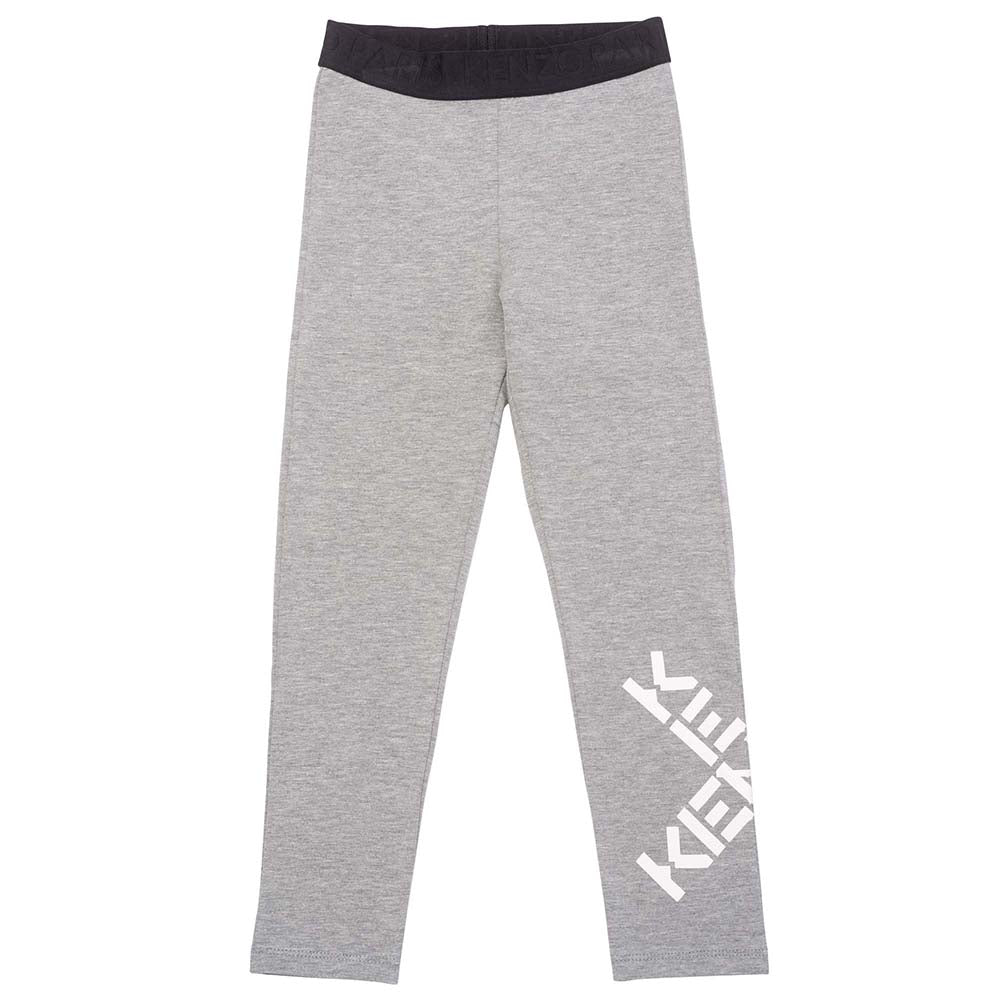 Kenzo Girls X Logo Leggings Grey - 6Y