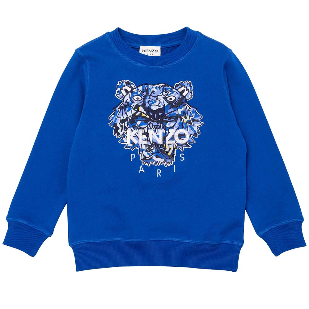 Navy Blue Tiger Sweatshirt (Unisex)