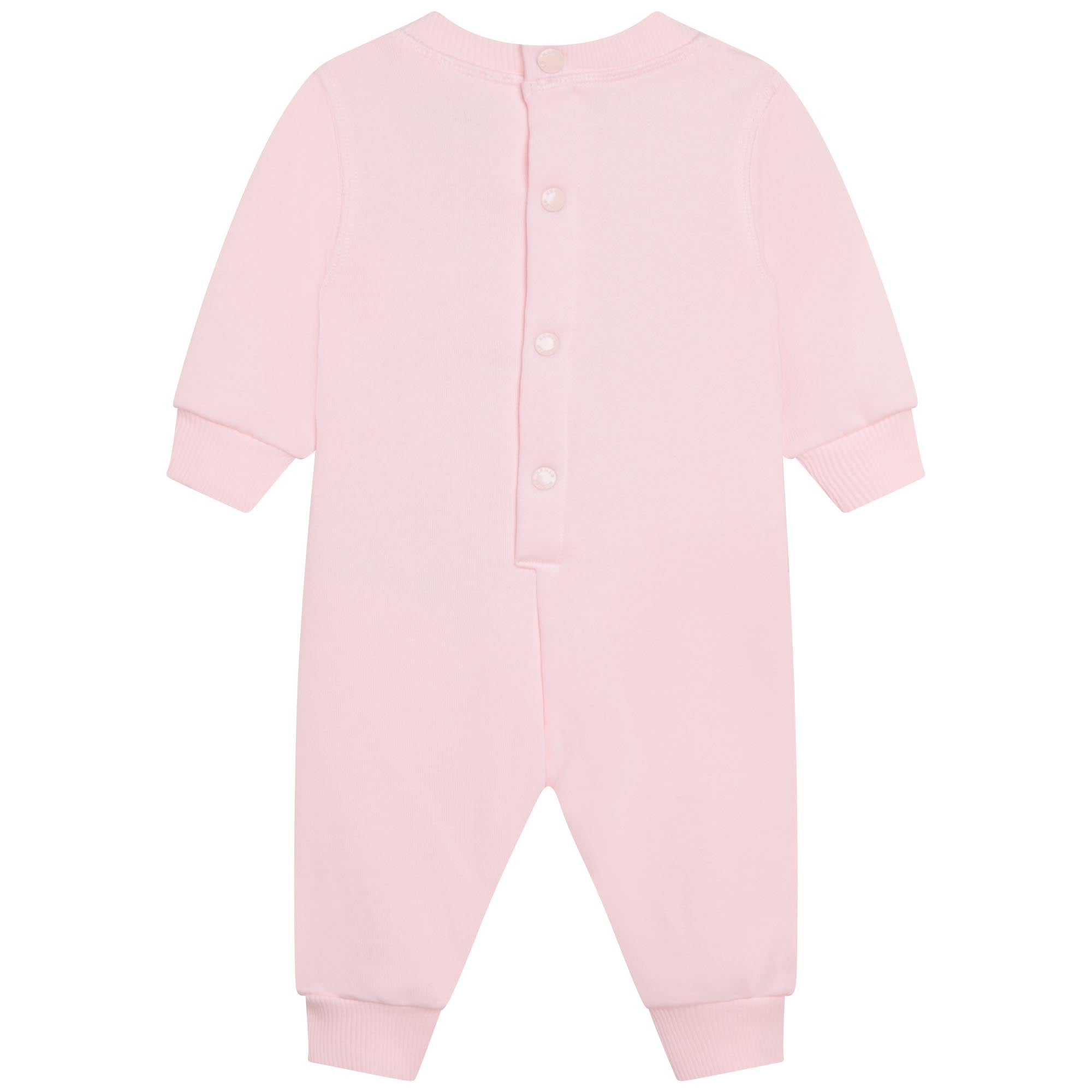 Kenzo Baby Girls Elephant Logo Romper Pink 3M