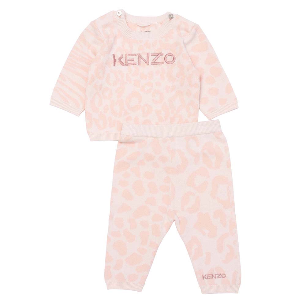 Kenzo Baby Girls Pink Tiger Tracksuit 6M