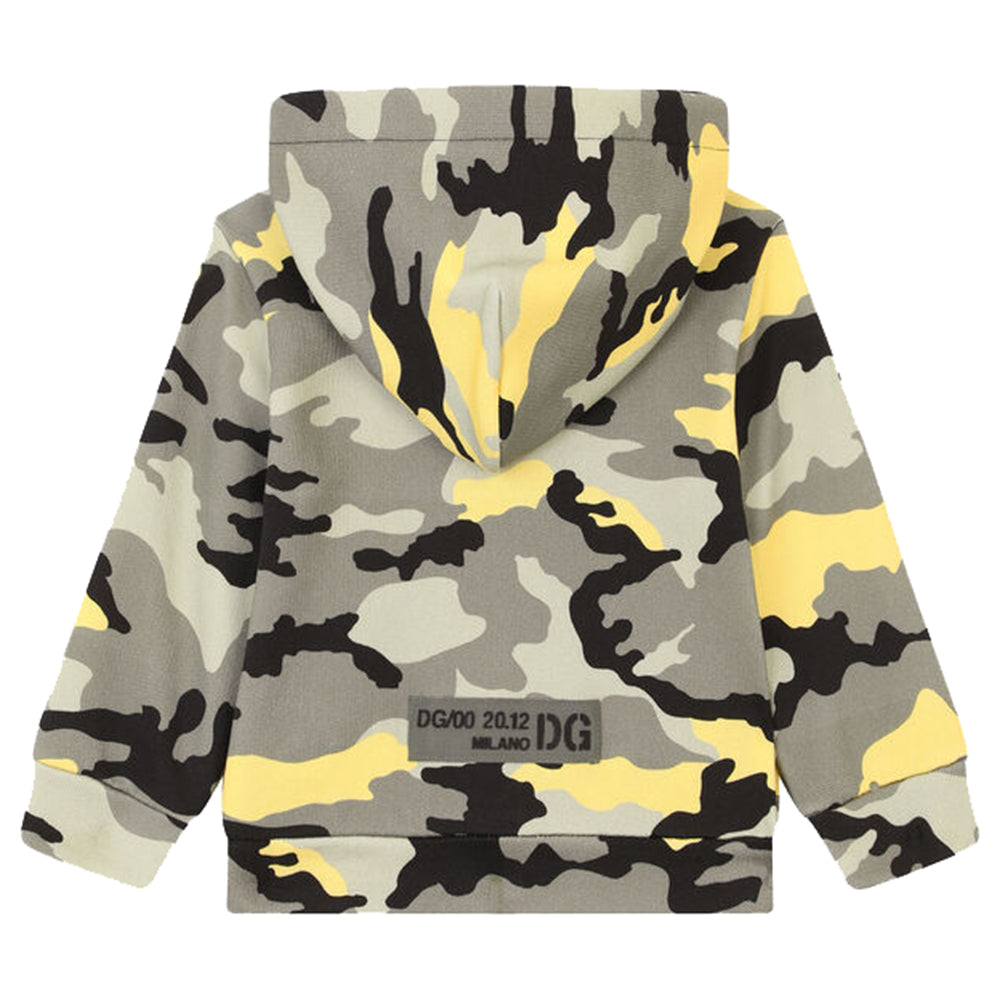 Dolce & Gabbana Baby Camouflage Hoodie 6M Multi-coloured
