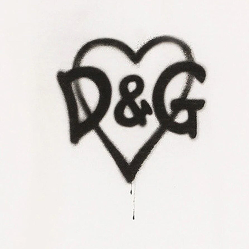 Dolce & Gabbana Boys Three Piece White Heart Set 6/9m